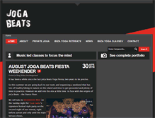 Tablet Screenshot of jogabeats.com